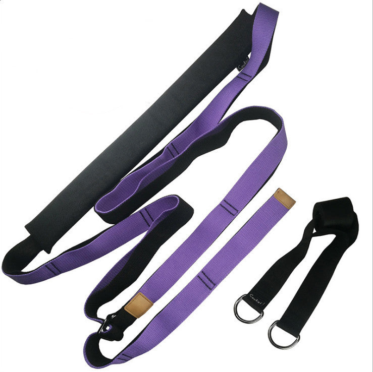 Yoga Stretch Strap Belt for Exercise & Flexibility