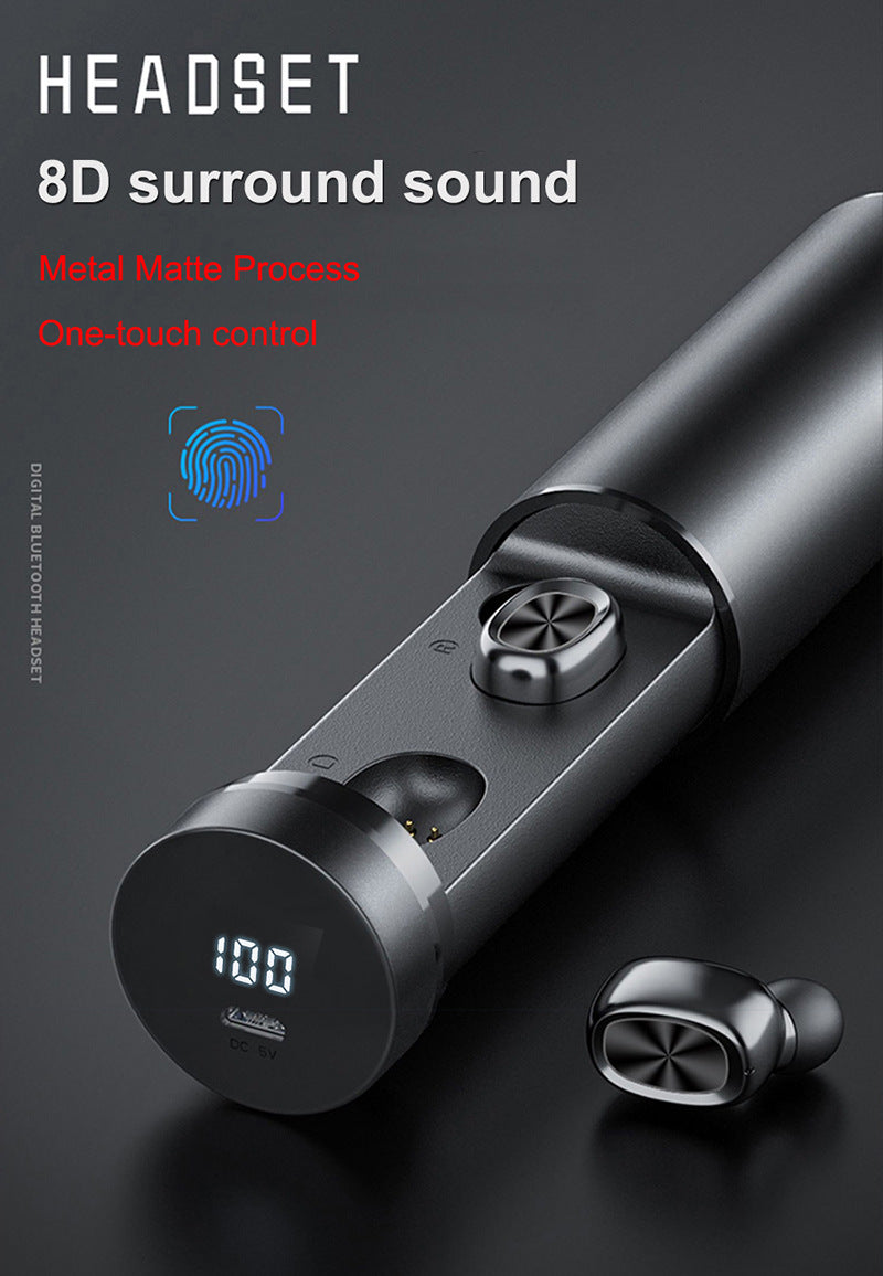 Bluetooth Earphone 5.0 Wireless 8D HIFI For Sport
