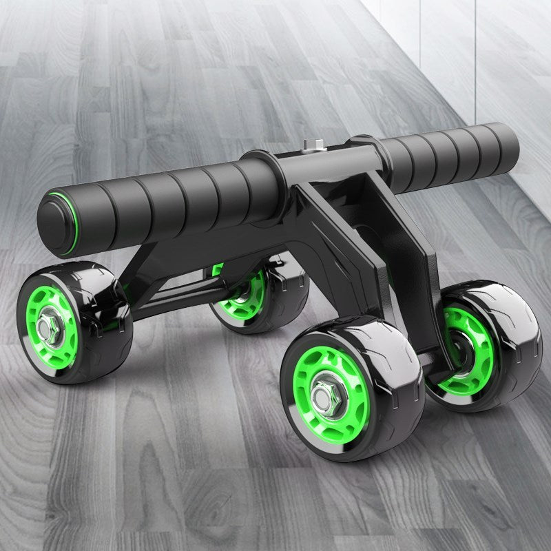 Four wheeled Abdominal Roller Exercise Fitness Equipment