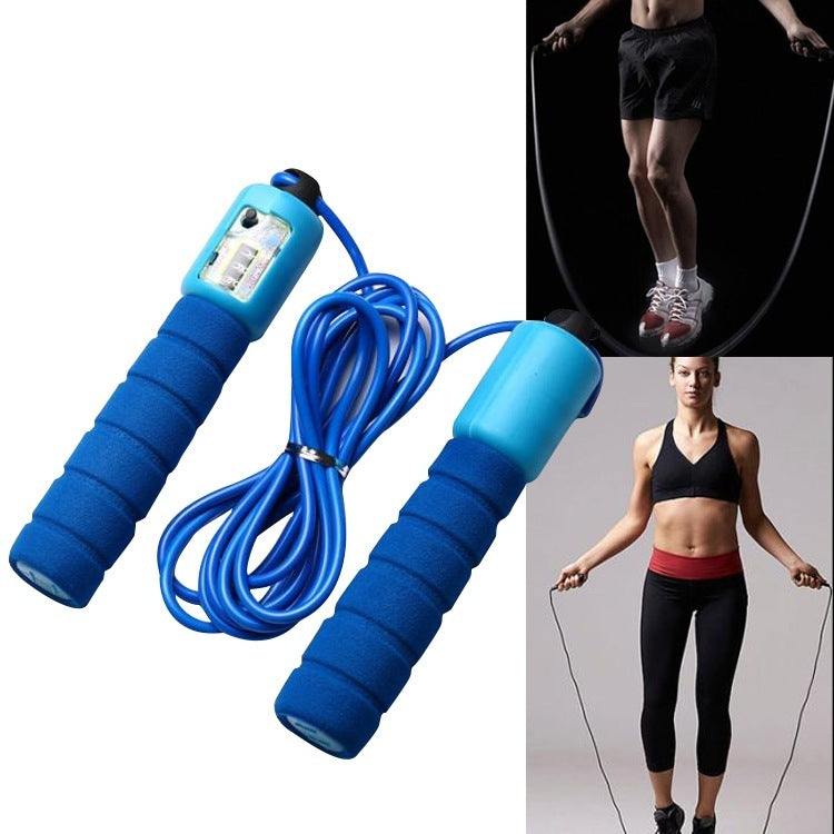 Adjustable Skipping Rope with Counter & Foam Handle