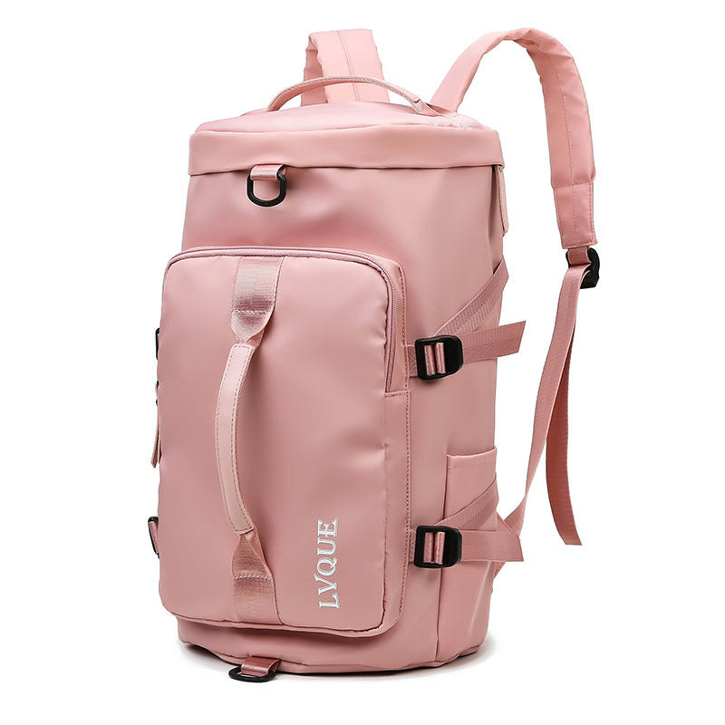 Waterproof Gym Fitness Bag with Shoe & Wet Pocket