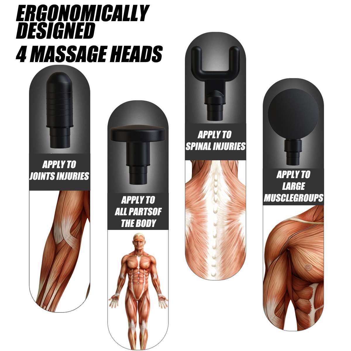 Electric Body Muscle Massage Therapy Gun
