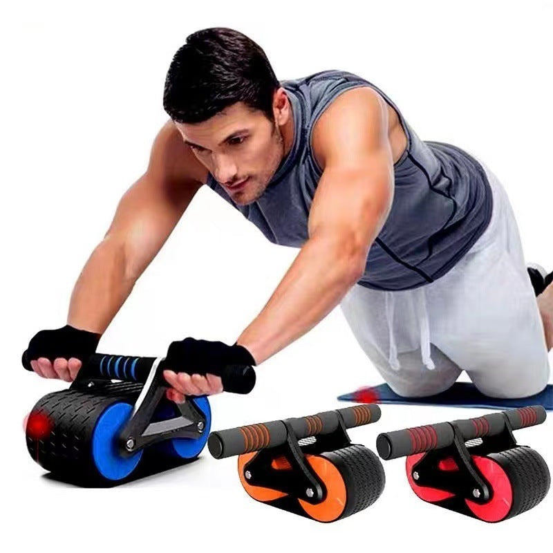 Double Wheel Abdominal Exerciser for Women and Men
