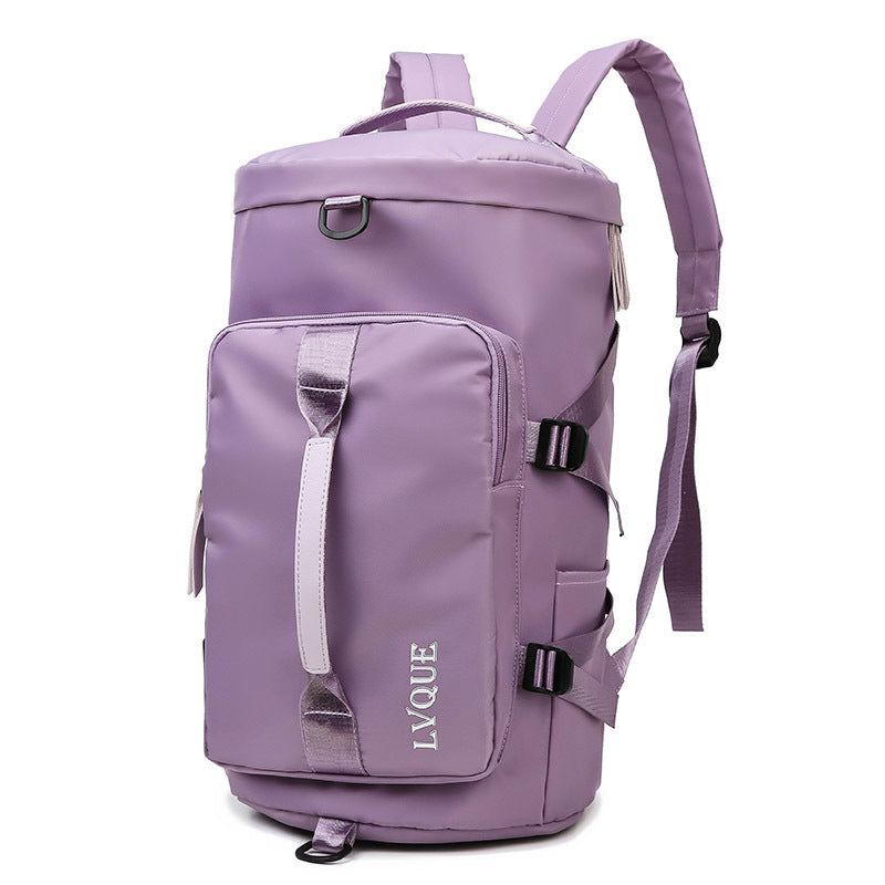 Waterproof Gym Fitness Bag with Shoe & Wet Pocket