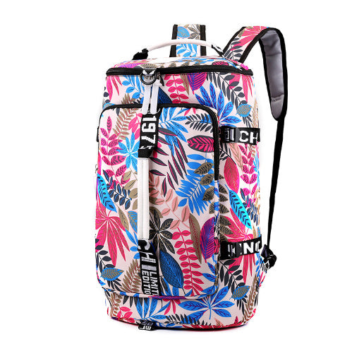 Waterproof Gym Fitness Bag with Shoe & Wet Pocket