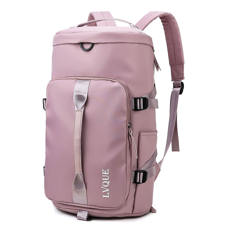 Waterproof Gym Fitness Bag with Shoe & Wet Pocket