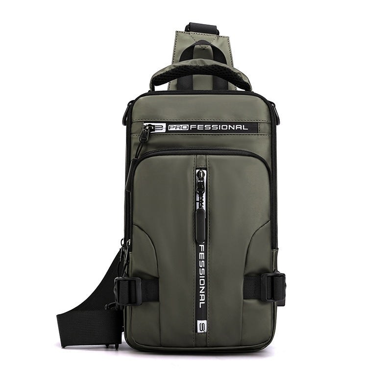 Mens Multifunctional Crossbody Backpack & Chest Bag