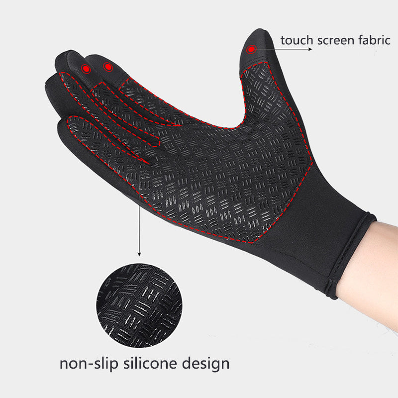 Touch Screen Waterproof Gym Gloves