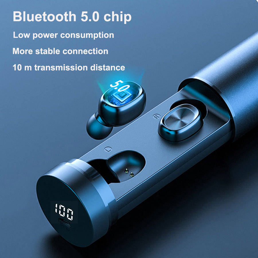 Bluetooth Earphone 5.0 Wireless 8D HIFI For Sport