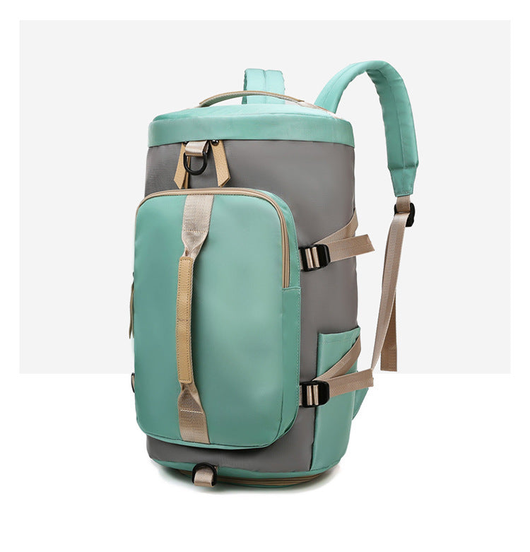 Waterproof Gym Fitness Bag with Shoe & Wet Pocket