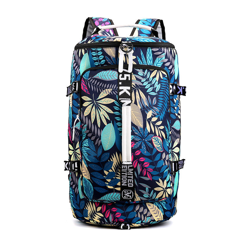 Waterproof Gym Fitness Bag with Shoe & Wet Pocket