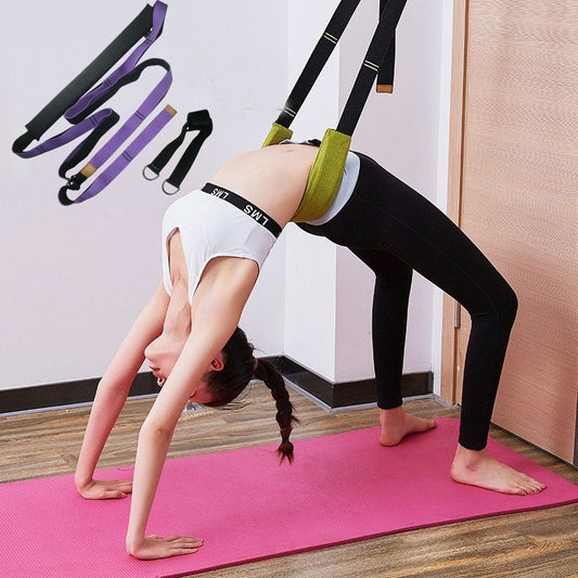 Yoga Stretch Strap Belt for Exercise & Flexibility