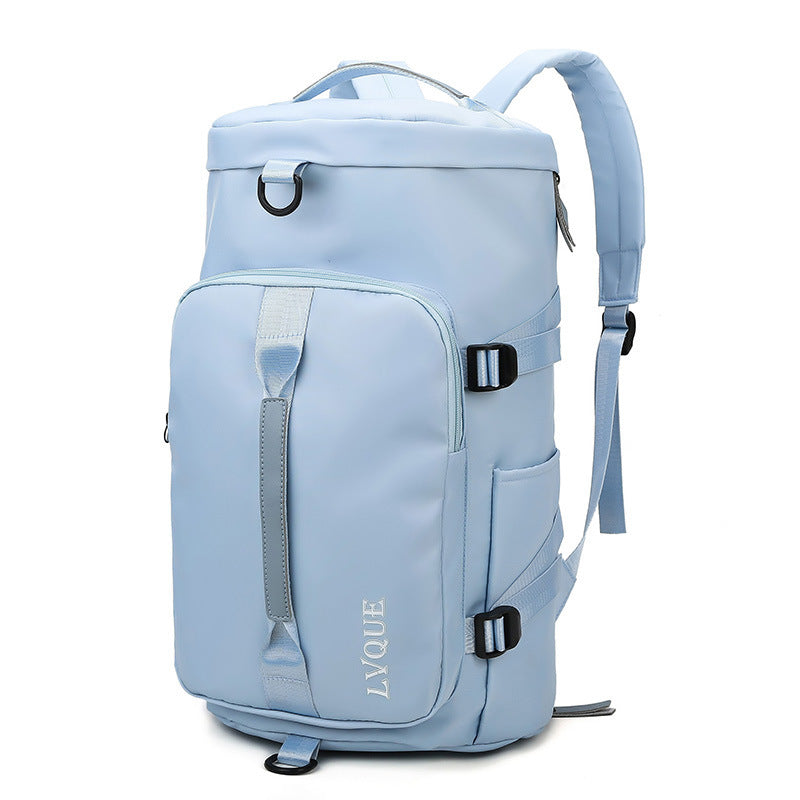 Waterproof Gym Fitness Bag with Shoe & Wet Pocket