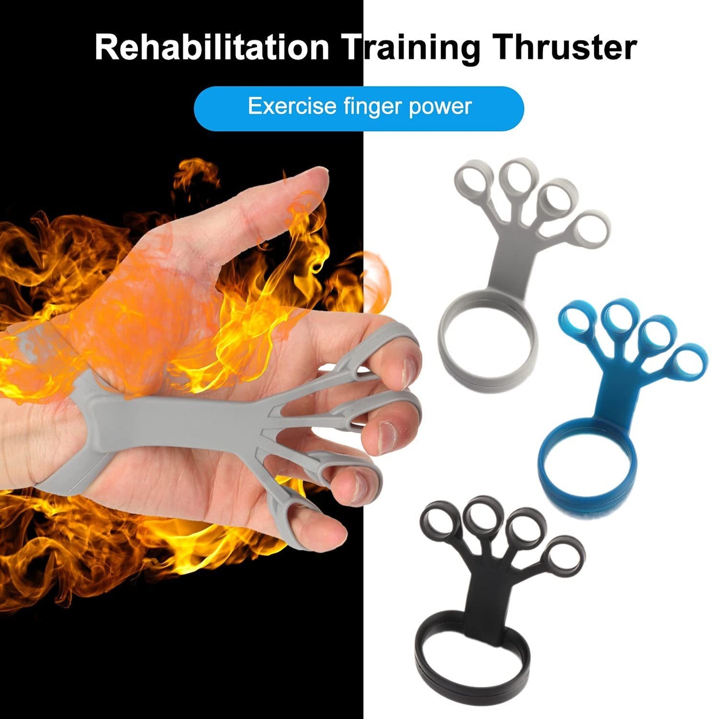 Silicone Finger Stretcher Arthritis Hand Grip Trainer