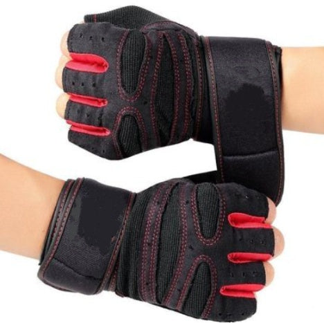 Half Finger Gym Gloves  Durable & Built for Performance