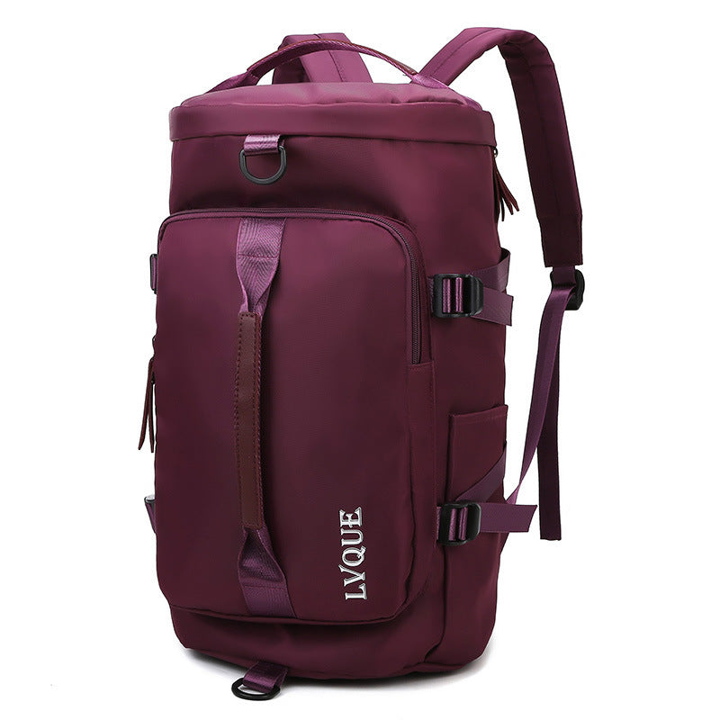 Waterproof Gym Fitness Bag with Shoe & Wet Pocket