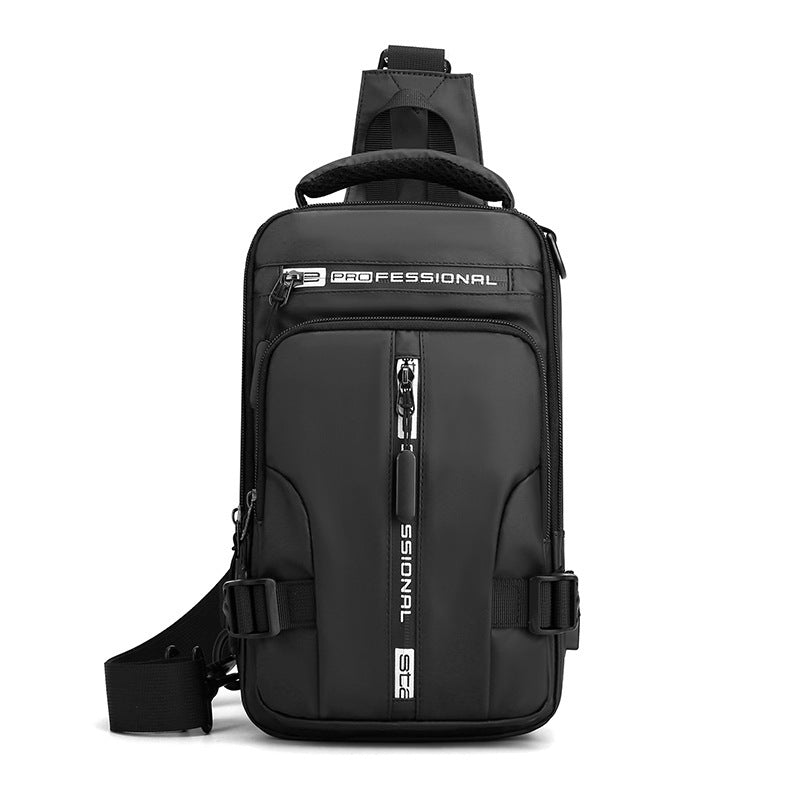 Mens Multifunctional Crossbody Backpack & Chest Bag