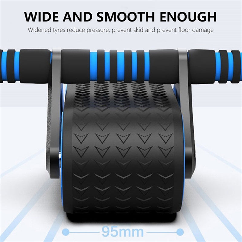 Double Wheel Abdominal Exerciser for Women and Men