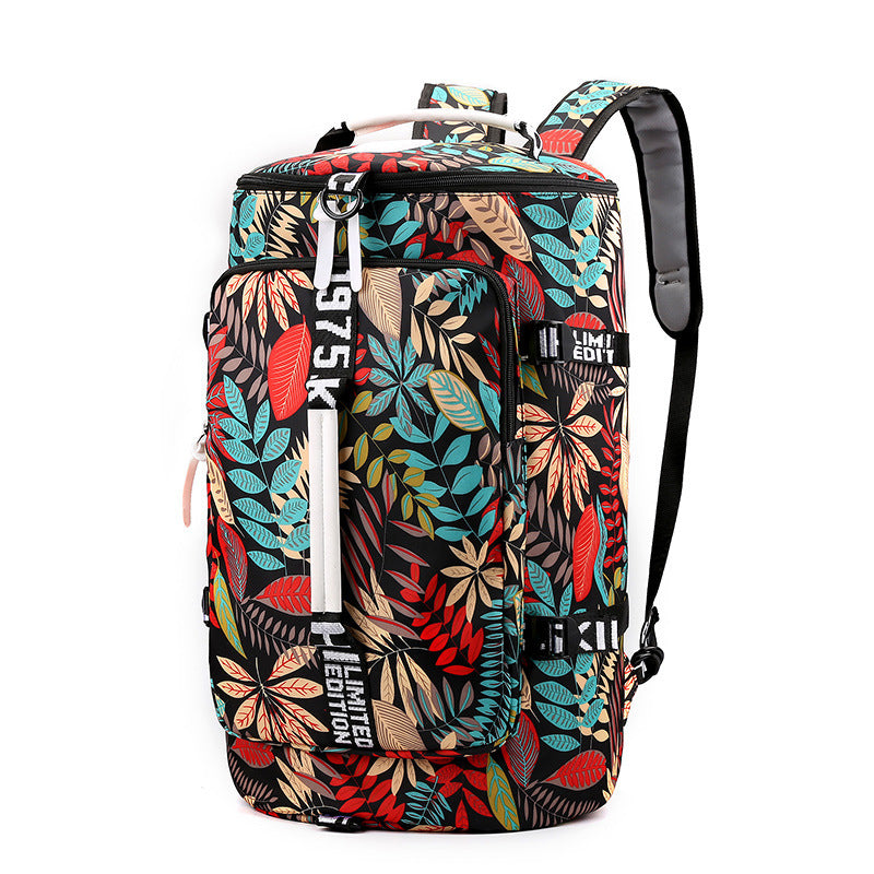 Waterproof Gym Fitness Bag with Shoe & Wet Pocket
