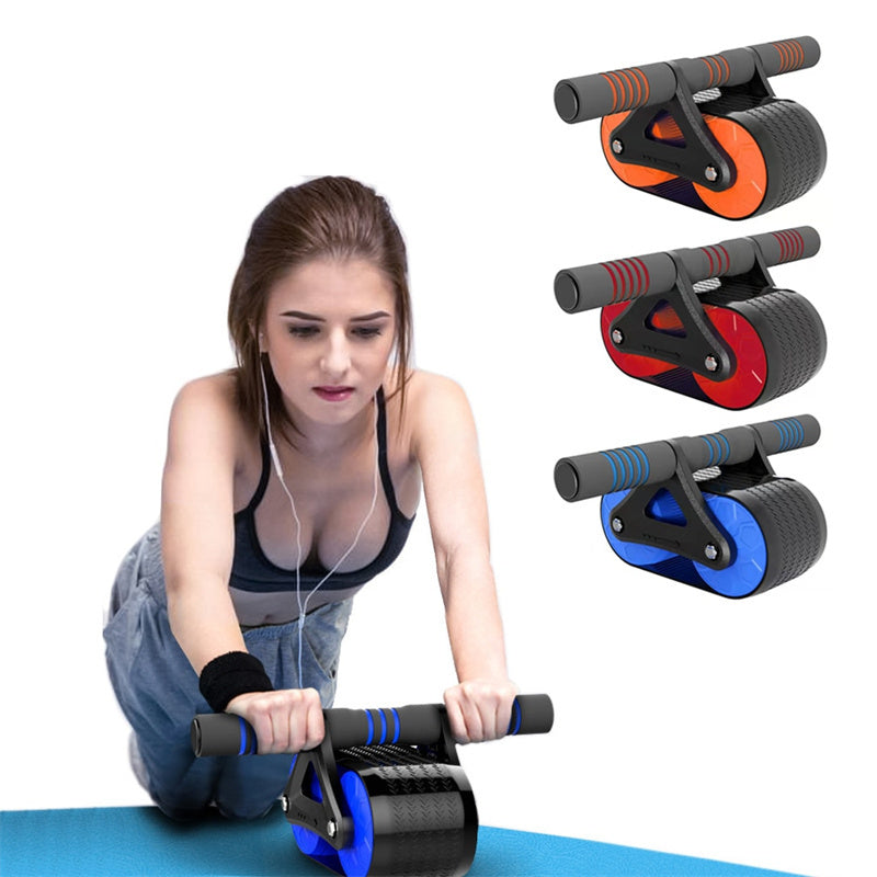 Double Wheel Abdominal Exerciser for Women and Men