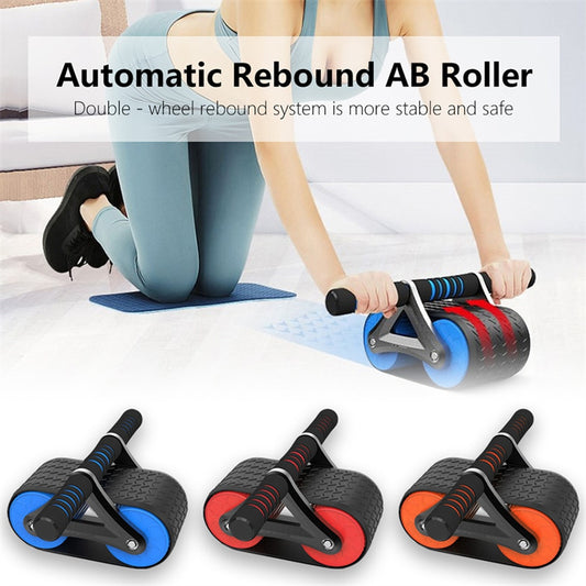 Double Wheel Abdominal Exerciser for Women and Men